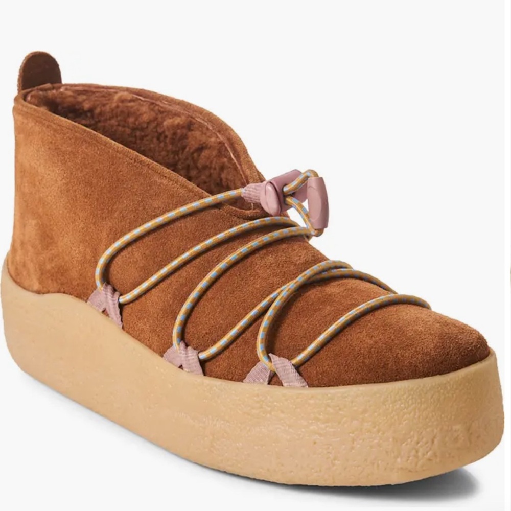 Free People Women's Snowdrop Micro Genuine Shearling Boot